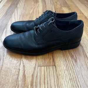 Cole Haan Nelson Plain Black Leather Oxford Dress Shoes C25809 Men’s Size 8.5 M